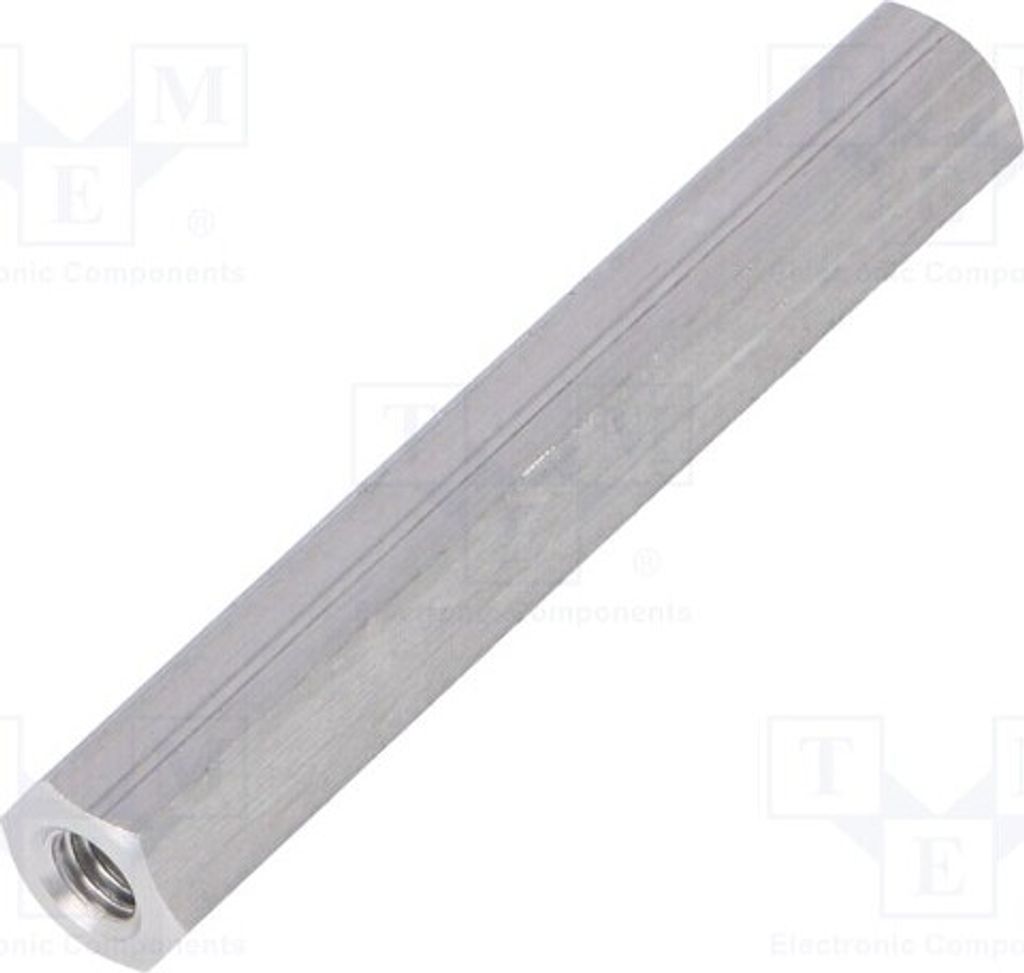 10x Distanzmuffe mit Gewinde Innengew: M4 45mm sechskant 136X45 Distanzelemente au
