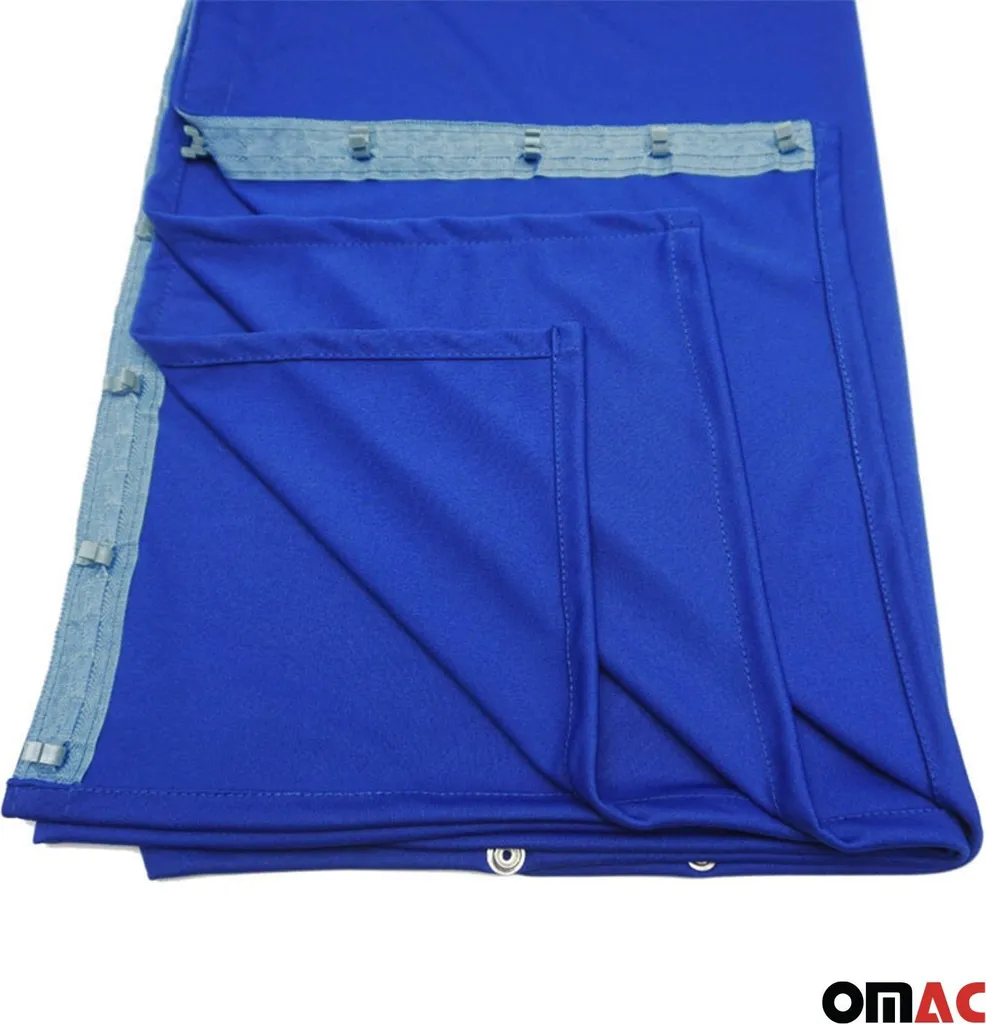 Rideau de séparation cabine pour fourgon aménagé Sprinter H3 bleu - 8