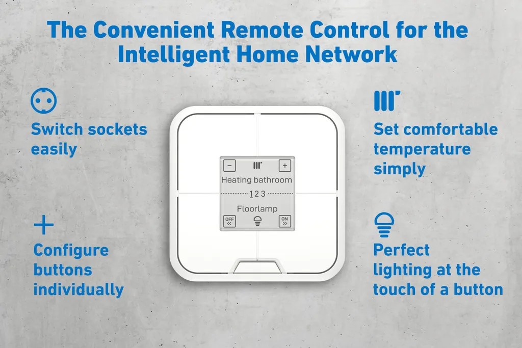 Télécommande Smart Home FRITZ!DECT 440 avec capteur de température blanc - 3