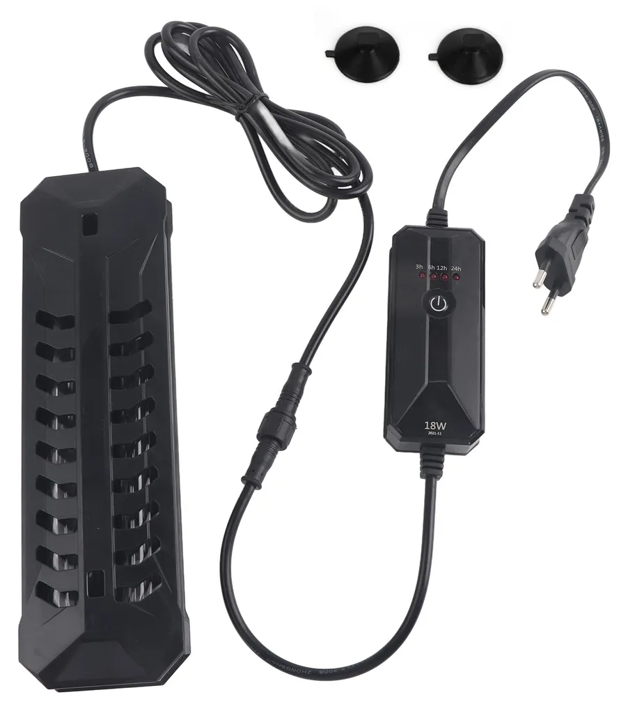 Clarificateur d'Eau UV Aquarium 18W Anti-Algues et Bactéries 220V