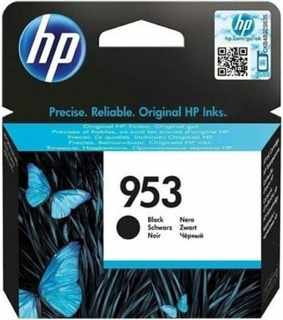 HP 953 Černá originální inkoustová kazeta, Standardní, Obrázek produktu 
