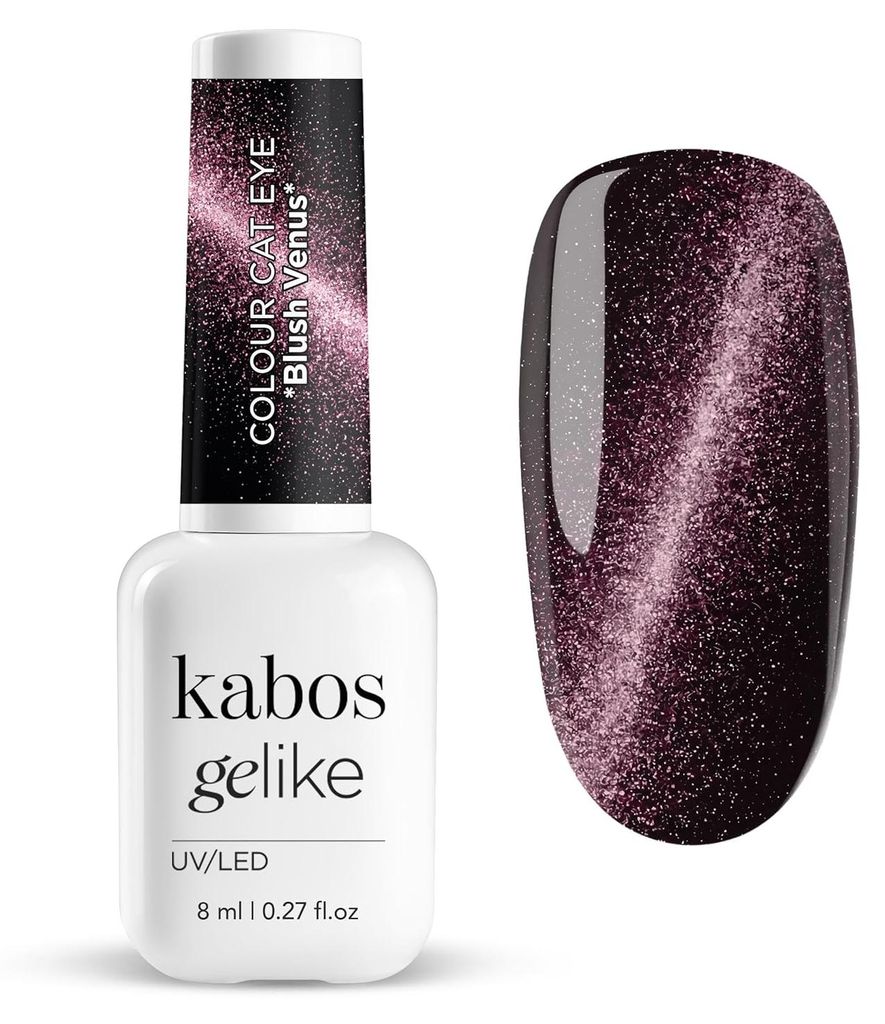 Kabos Cat Eye Nagellack Magnetisch Hybridlack UV/LED Blush Venus 8ml