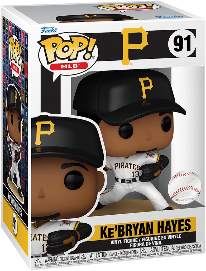 MLB Pirates - Ke'Bryan Hayes 91 - Funko Pop! Vinyl Figur