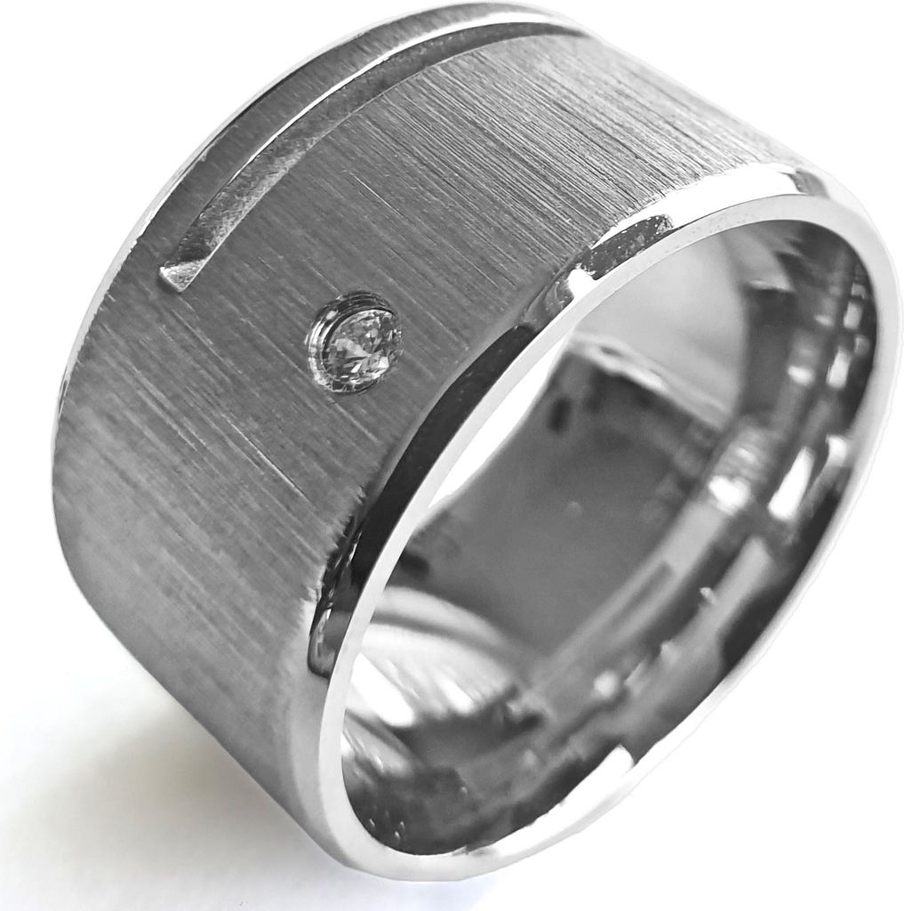 viva adorno Gr. 65 (20,6 mm Ø) Breiter Herren Edelstahl Produktbild 