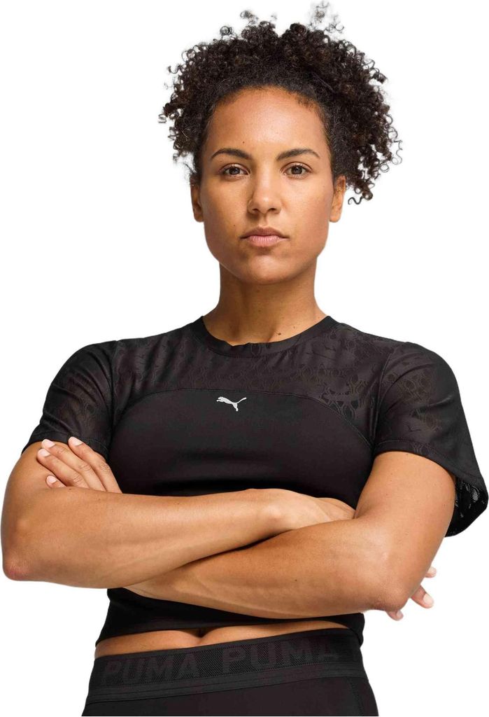Puma T-shirt 526776-01 in Black color size large