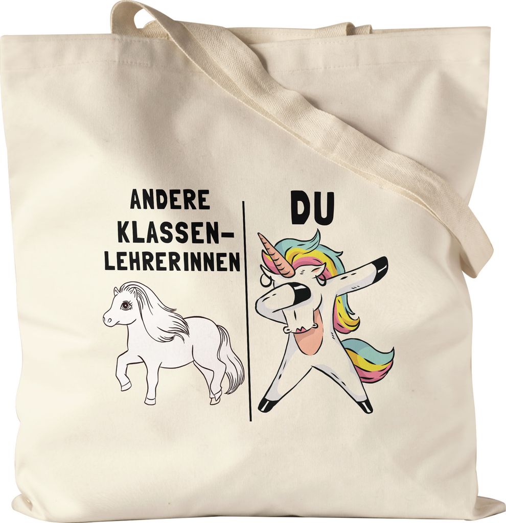 Andere Klassenlehrerinnen Du Jutebeutel Stoffbeutel Canvas Pferd Einhorn Humor Lustig Unicorn Geschenk Apotheke