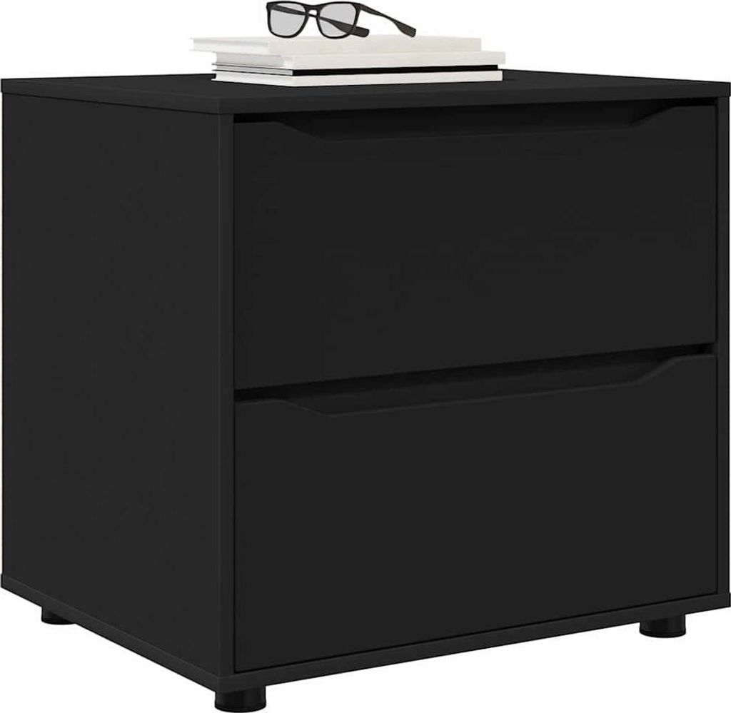 vidaXL Aufbewahrungsschrank Schwarz 60 x 48 x 57 cm Holzwerkstoff