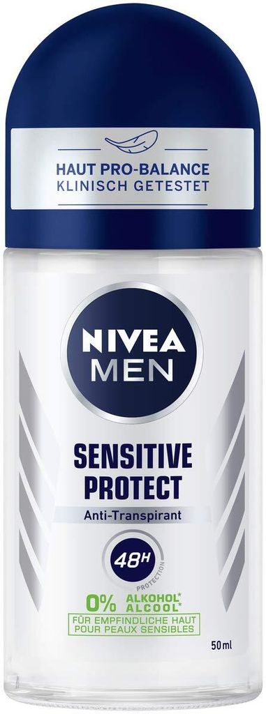 NIVEA Sensitive Protect, Männer, Antitranspirant, Roll-on Produktbild 