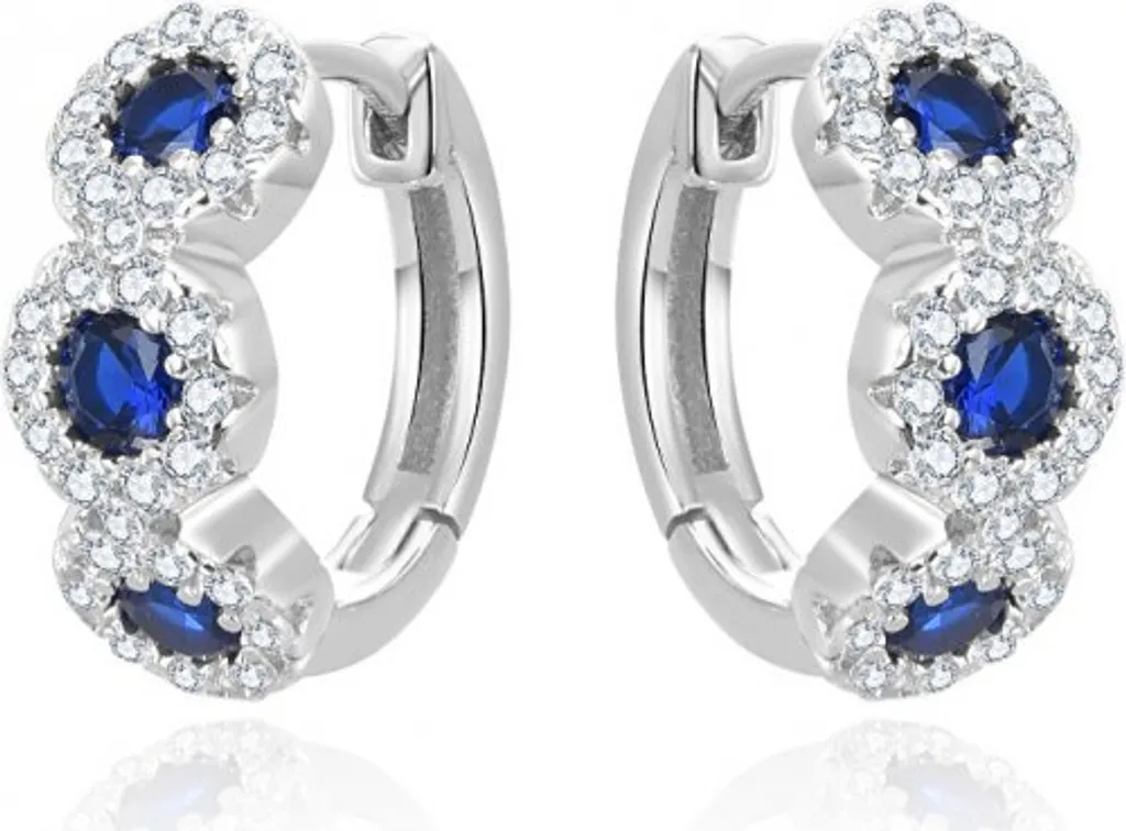 Boucles d'oreilles Argent Brillant Zircon Cubique AGUC3338 pour Femme