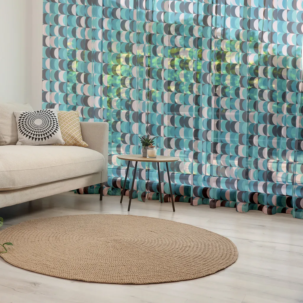 Tessuto Elasticizzato Musicale ABAKUHAUS - 5 Metri, 148 Cm Larghezza - Blu Marino, Design 'Il Ritmo Nel Mio Cuore' - 2