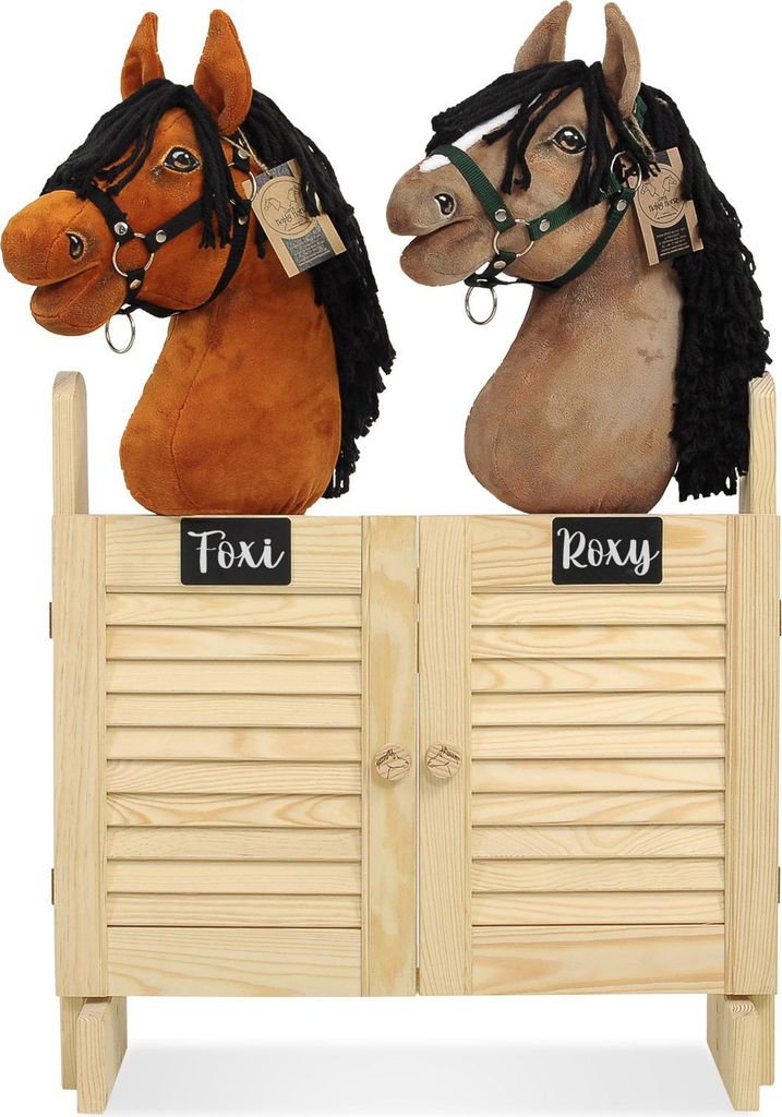 Hobby Horse grande stalla a doppia ala con porte Immagine del prodotto 