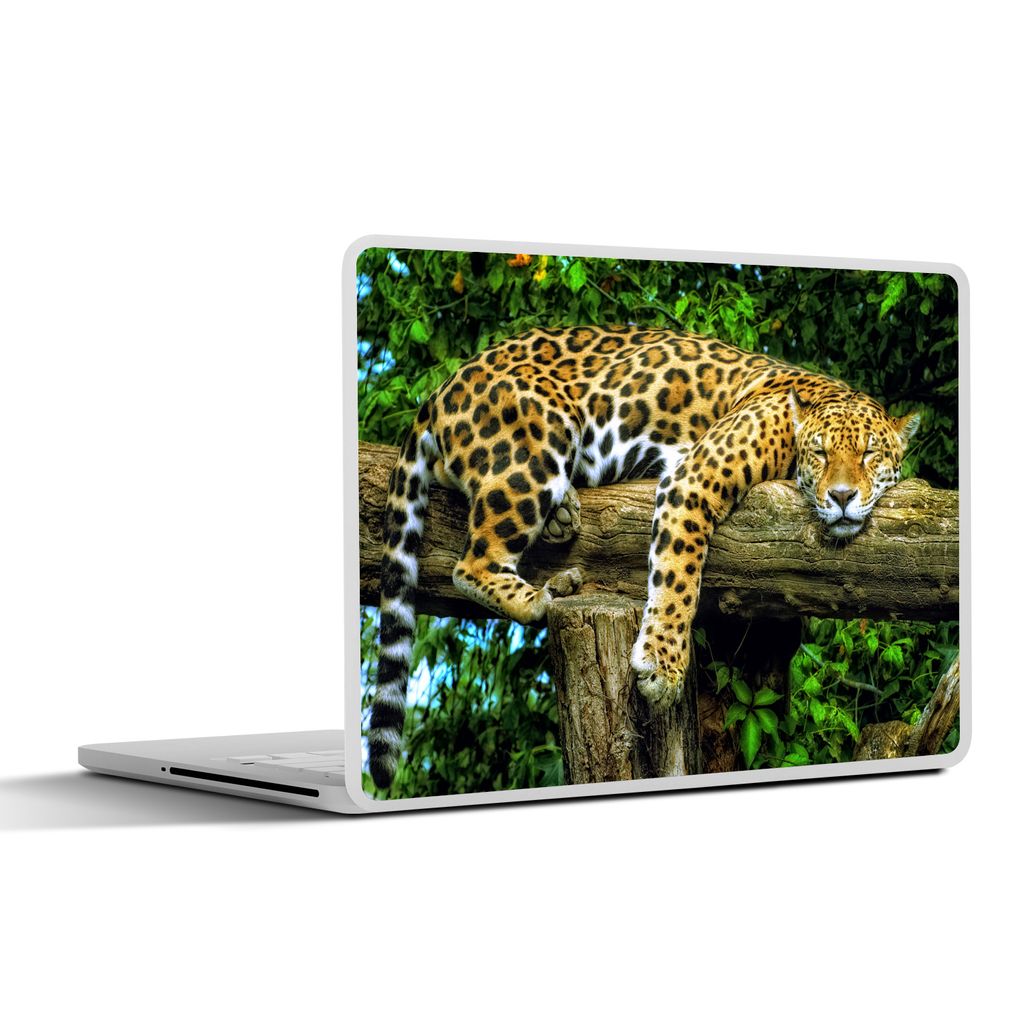 MuchoWow Laptop Aufkleber Sticker Cover Tiere - Tropisch - Jaguar 31x22.5 cm - Laptop-Deko