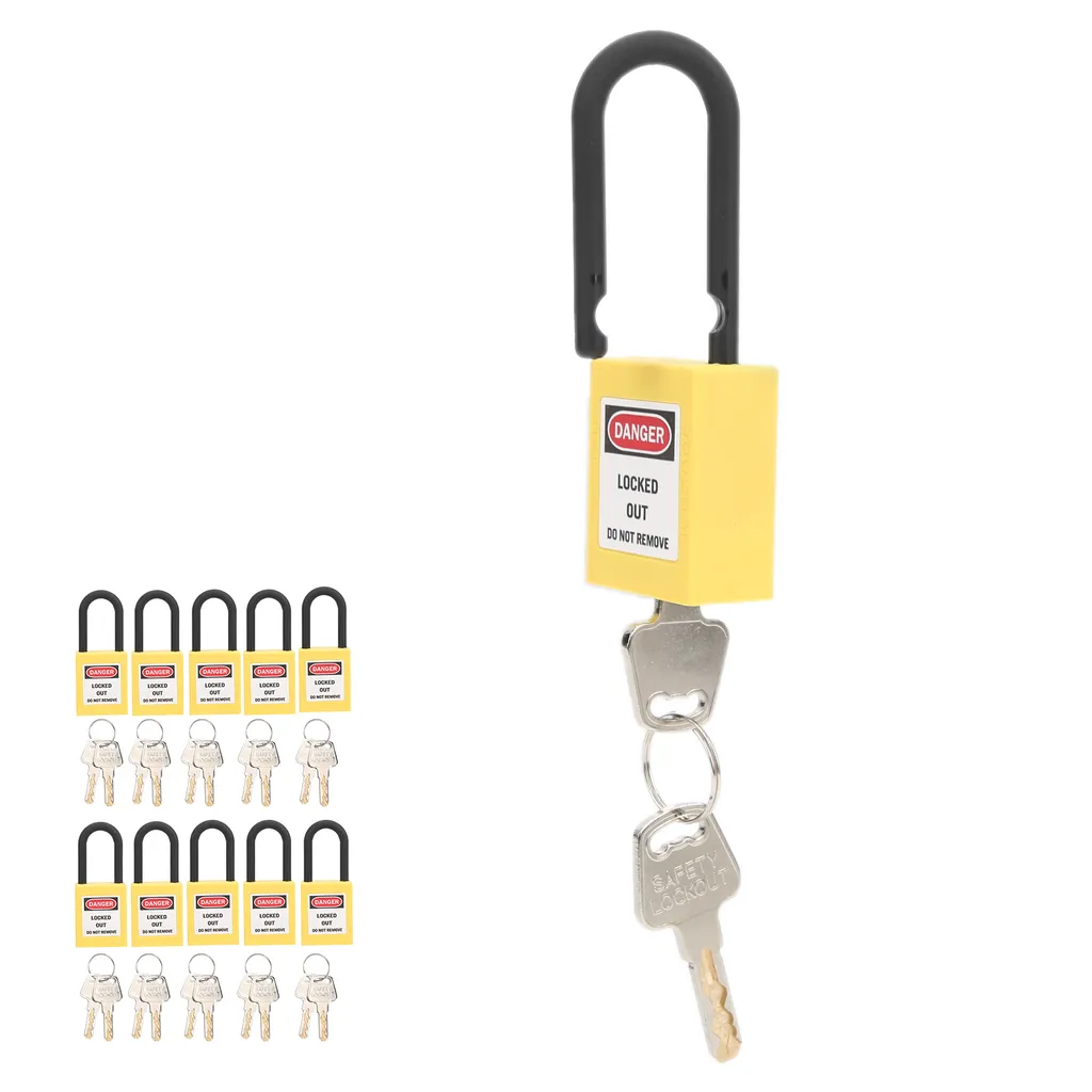 Cadenas Isolé de 38mm : Évitez les Accidents Électriques en Usine