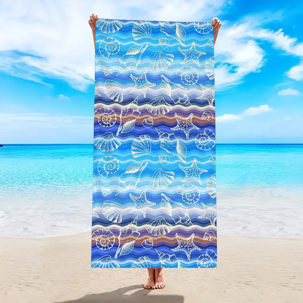 Telo Spiaggia Bambini e Famiglia 180x90 - Microfibra Antisabbia Morbida