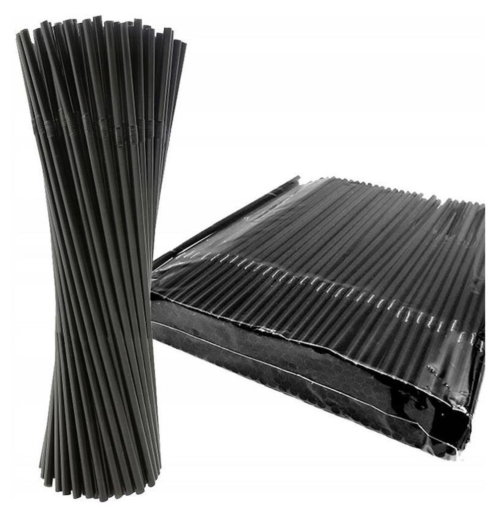 500 plastikowych słomek do picia wielokrotnego użytku / Zdjęcie produktu 