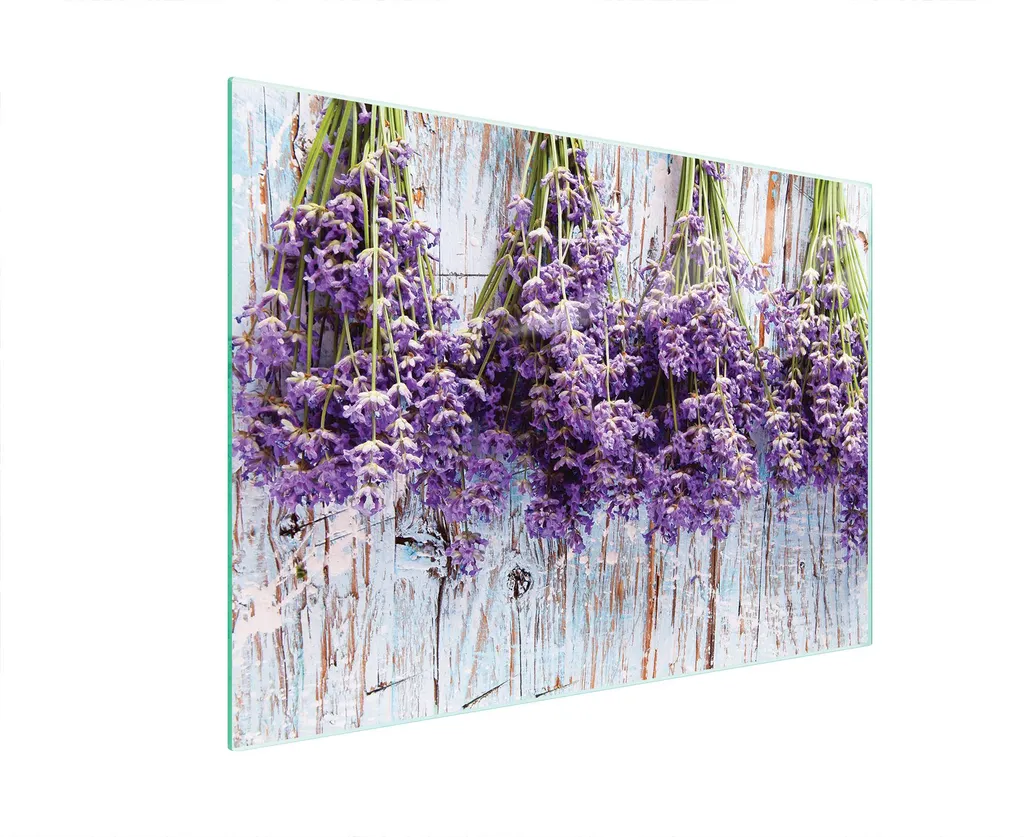 Tagliere Professionale in Vetro 40x30 Lavanda - Igiene Certificata