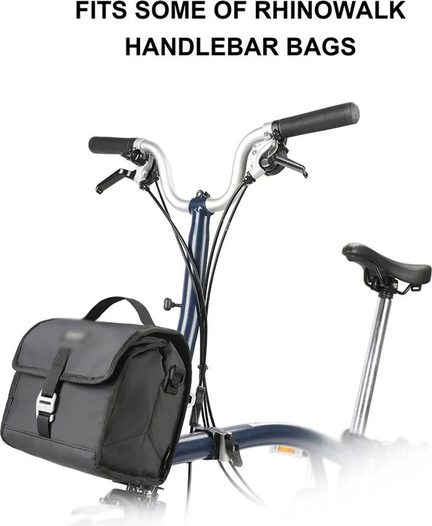 Supporto Anteriore Brompton CNC Alluminio - Adattatore Borsa Premium