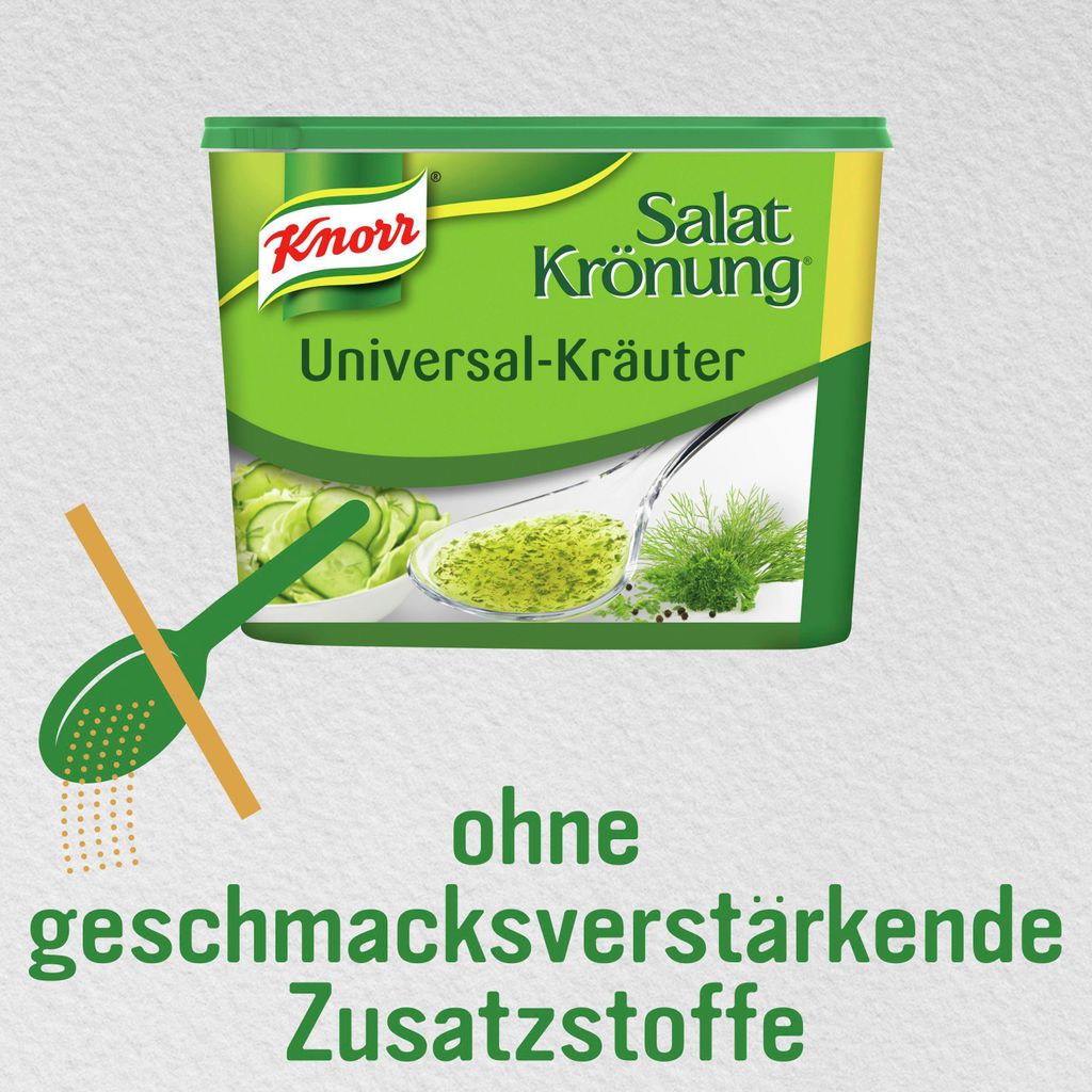 Lattina XL Knorr - Salatkrönung - Erbe universali 500g Immagine del prodotto 