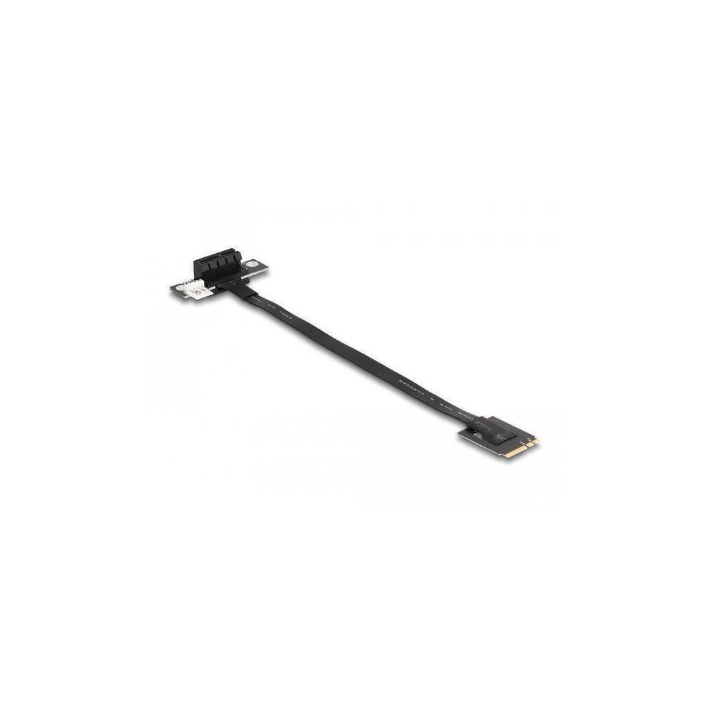 Delock M.2 Key A+E zu PCIe x1 NVMe Adapter gewinkelt mit 20 cm Kabel