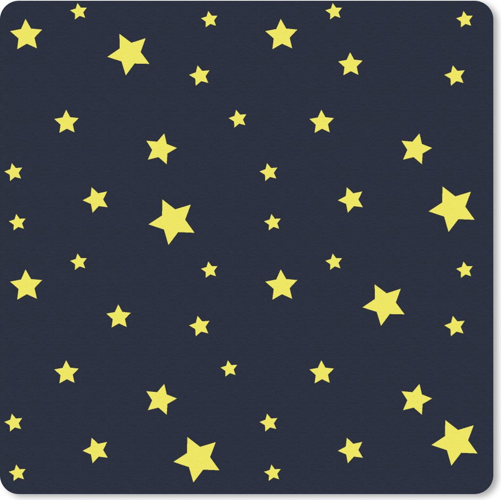 MuchoWow Mauspad Mousepad Sternenhimmel - Nacht - Muster 20x20 cm - Mousepads - Maus Mat - Pad - Mausunterlage - Desk Mat - Bureauartikeln