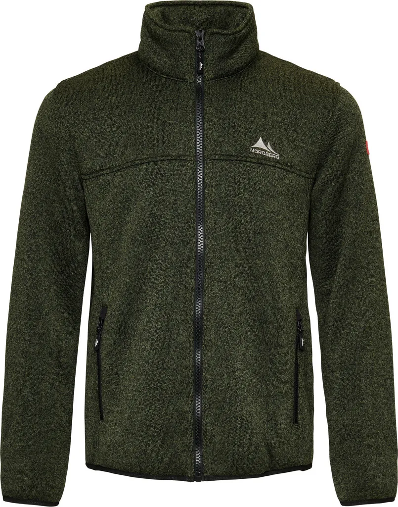 Gilet in Pile Nordberg Fred Verde Screziato XXL | Offerta Outdoor Uomo