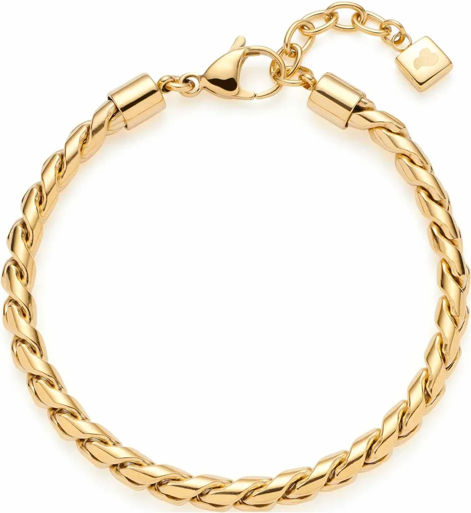 Leonardo Bracciale Tracy da Donna: Acciaio Gold Plated Elegante