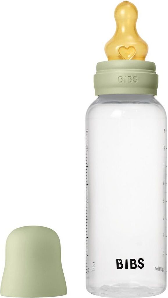 Bibs PP-Flasche Baby Bottle Round 270 ml + Latex