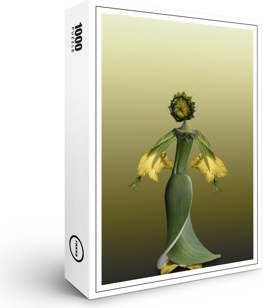raxxa Premium-Puzzle "Blumenlady", 1000 Teile