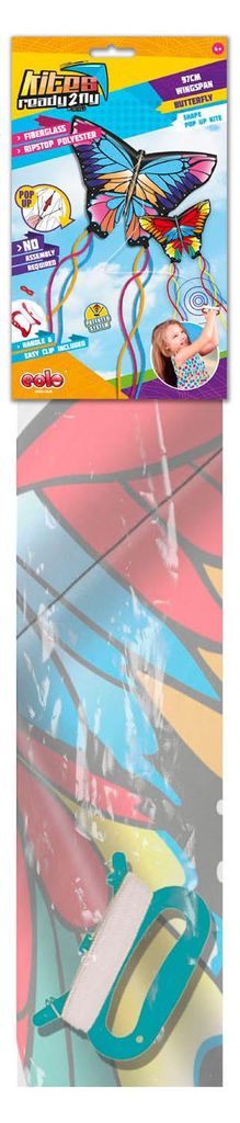 Kites Ready 2 Fly – Pop-up-3D-Drachen „Schmetterling“
