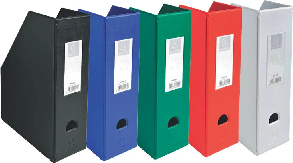 Organizzatore Ufficio PVC Rigido Nero Dorso 100 - Foro di Presa
