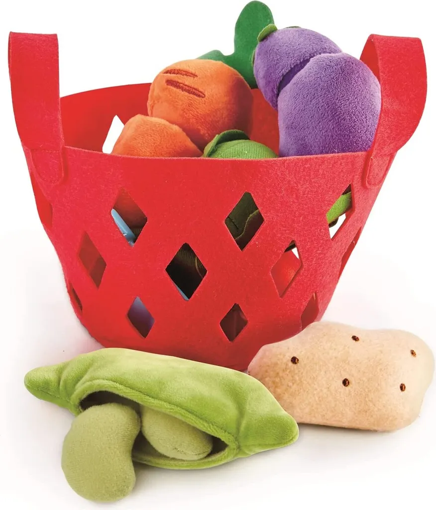 Panier de Courses Enfant pour Compléter une Cuisine Jouet dès 18 Mois
