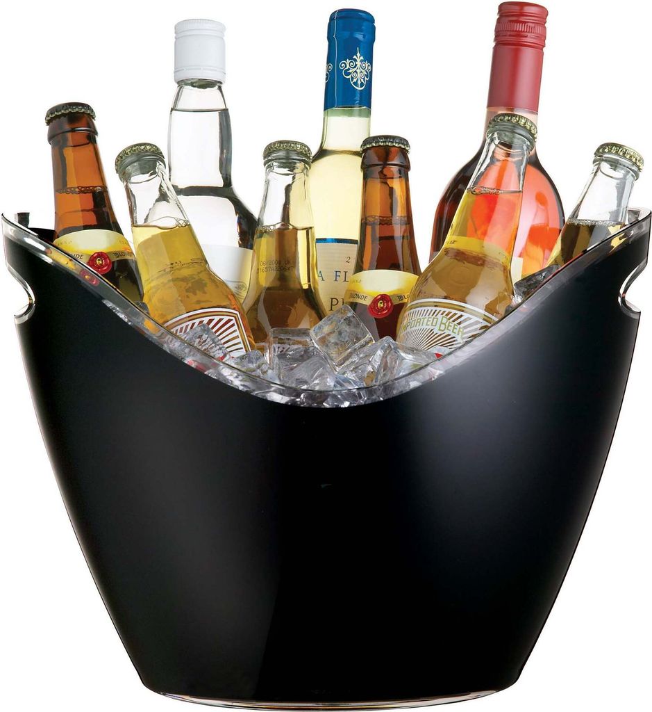Černý akrylový kbelík / chladič na nápoje BarCraft Obrázek produktu 