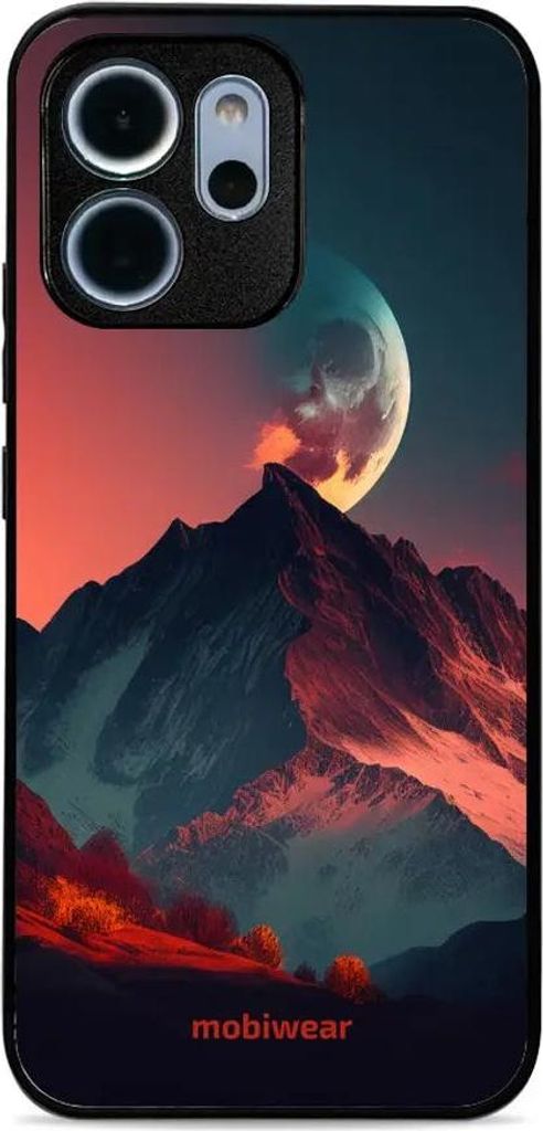 Handyhülle für Oppo Reno 14 FS, Mobiwear Glossy Case, Gebirgsdämmerung