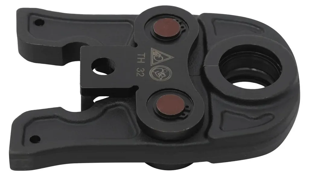 Pince à sertir robuste en acier noir, modèle ergonomique et facile