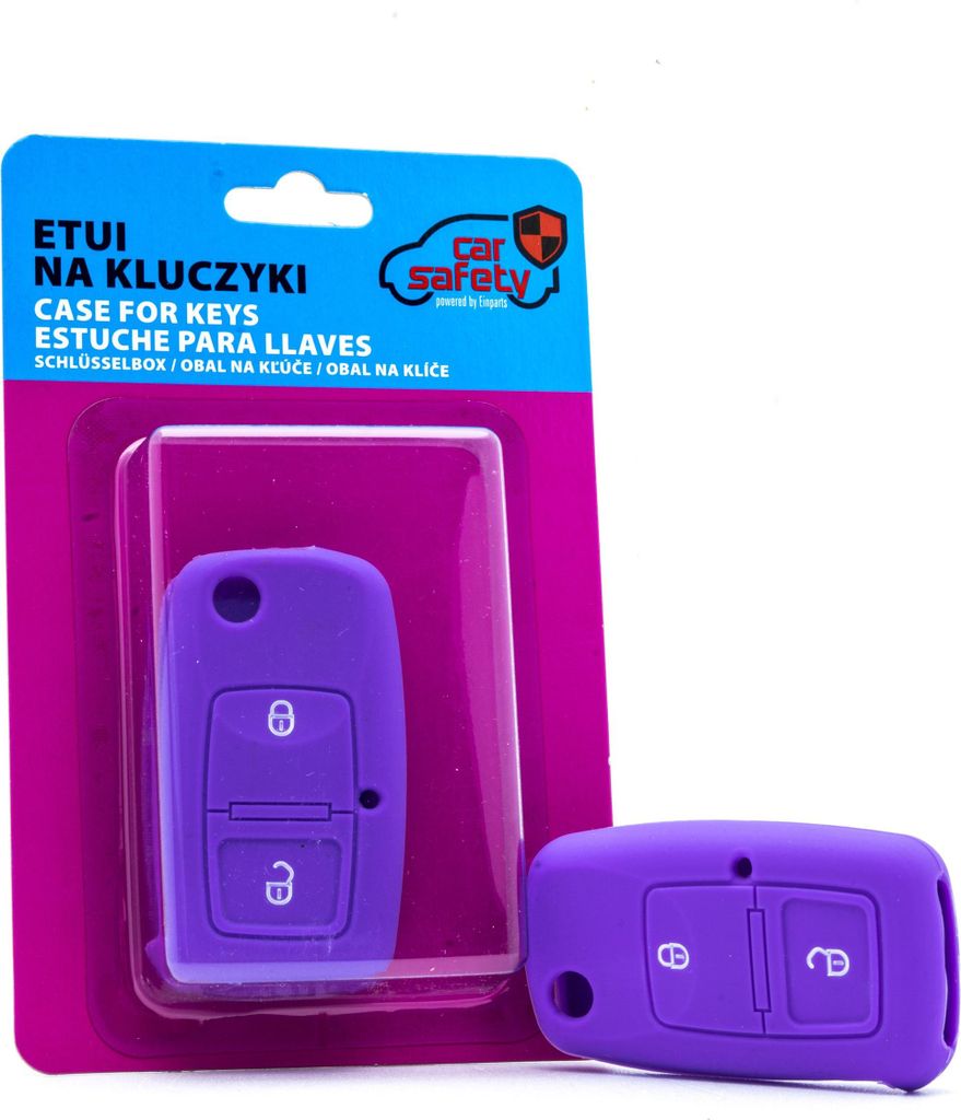 Silikonhülle Schlüsselcover LILA für Seat Skoda VW