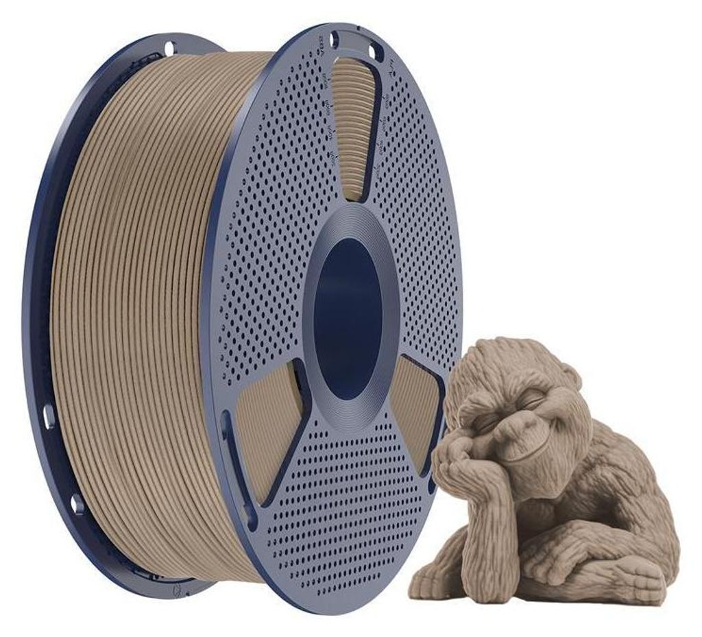 Sunlu PLA Wood Filament, 1,75mm, 1kg - Farbton: Wood