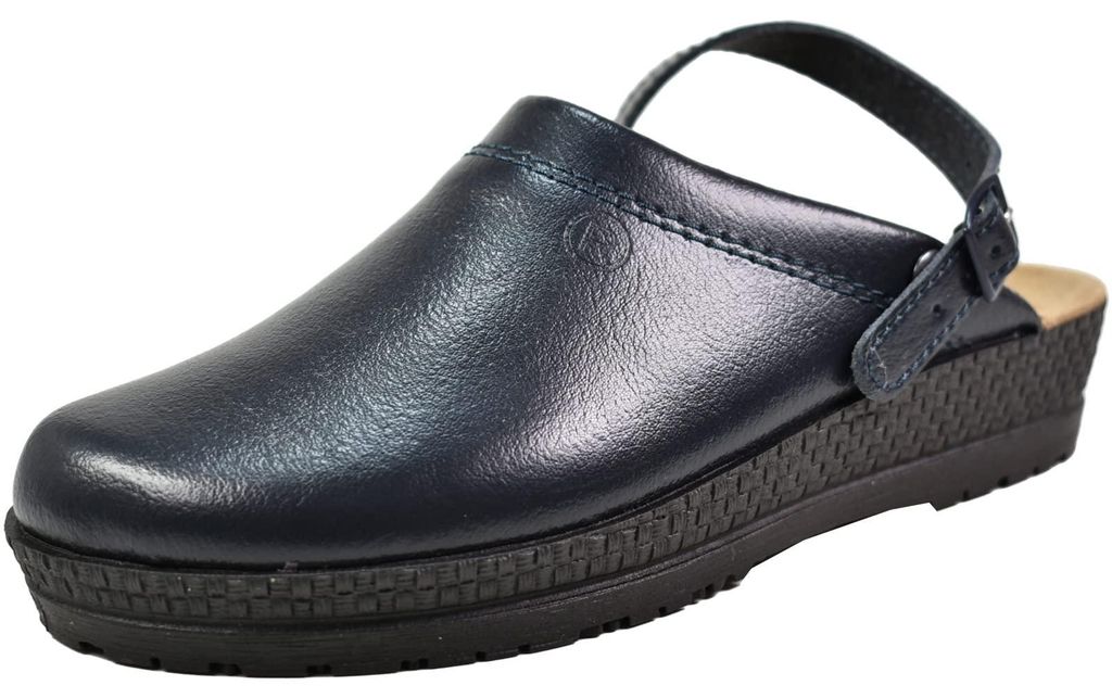 Rohde Neustadt d Clogs Damen Hausschuhe Schuhe 1440 blau, Produktbild 