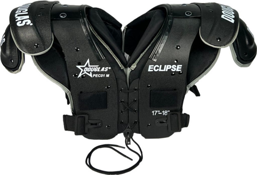 Douglas American Football Schulter Pads | Größe L (Erwachsene/Varsity) LB / DB / RB / TE