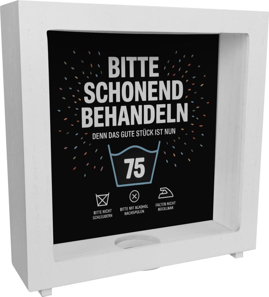 Wäschepflegeetikett Magnet bitte schonend behandeln wird 75