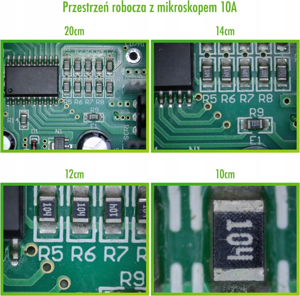 Microscope Solo 10A : solution pour inspections techniques avec 60 LED - 10