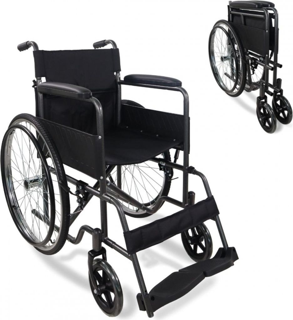 Skladací invalidný vozík Denver, Mobiclinic, výška sedadla Obrázok produktu 