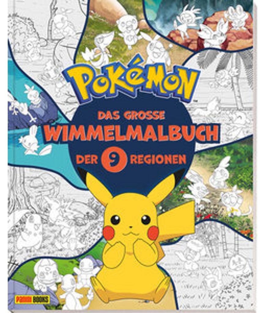 Pokémon: Das große Wimmelmalbuch der 9 Regionen