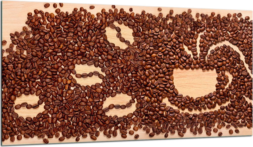 Herdabdeckplatte Glaskeramikkochfeld-Abdeckung Spritzschutz Glas 90x52 Kaffee