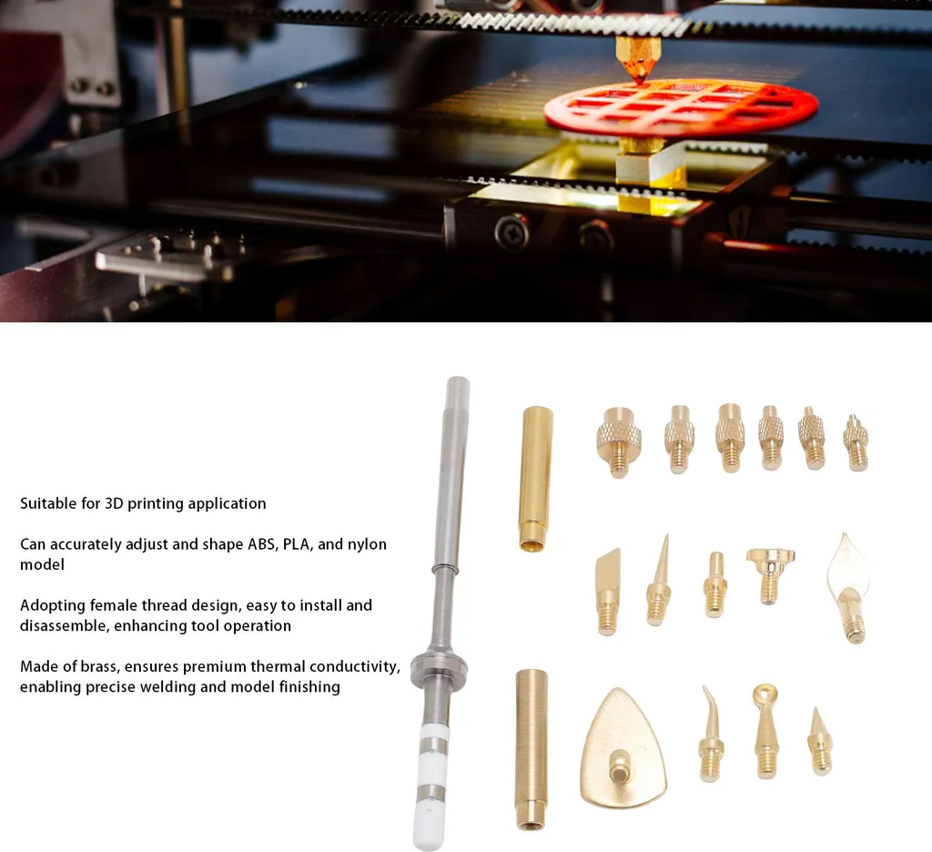 Outil d'insertion d'inserts filetés pour plastique et impression 3D