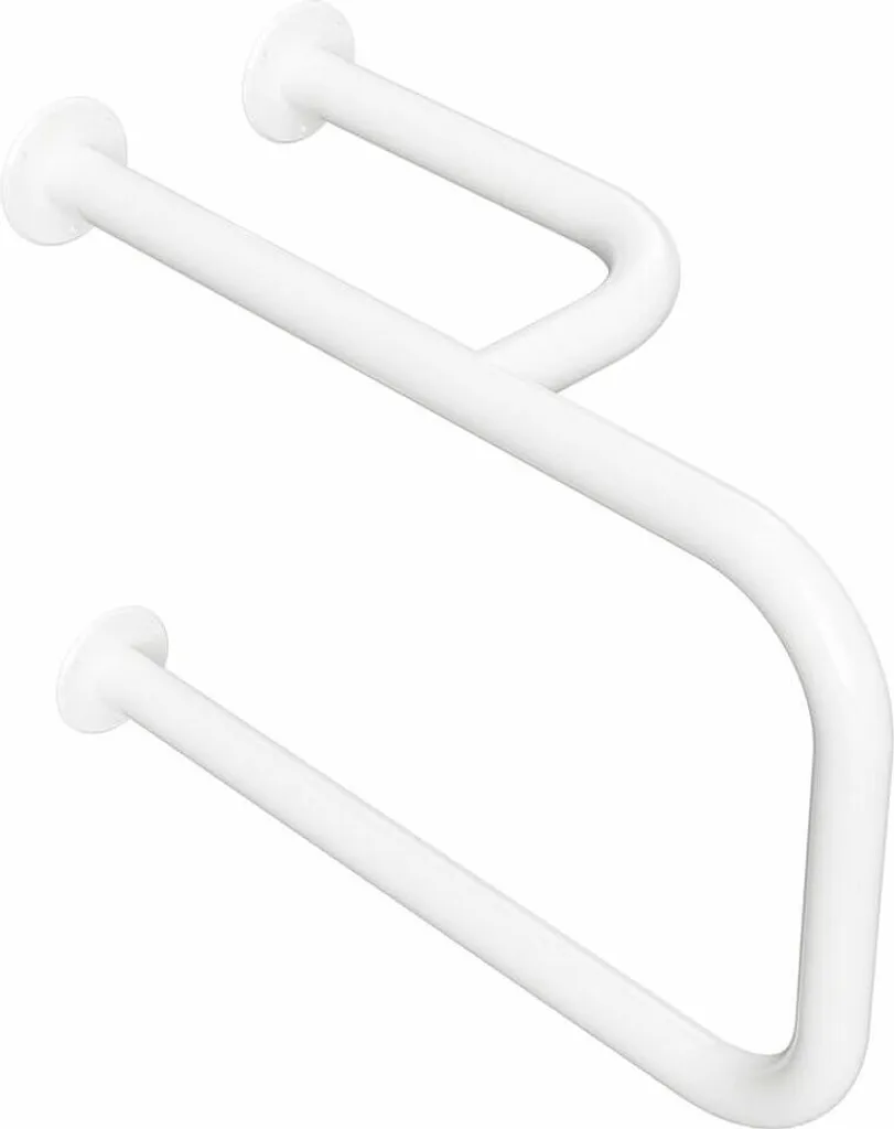 Maniglione Bagno Disabili Bianco 50cm Destro - Design e Accessibilità