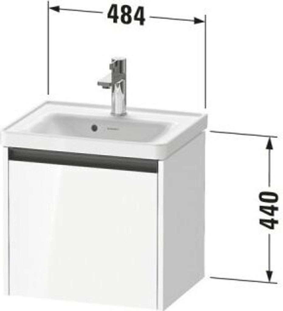 Duravit K25080055550000 Ketho2 WTU WH 484x375x440 Az 1 Ei Produktbild 