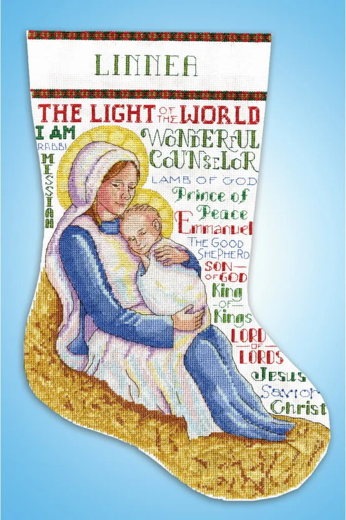 Réussissez votre broderie de Noël facilement avec ce kit complet 43x30