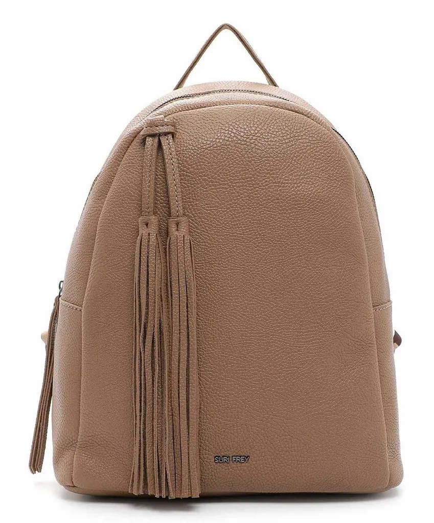 SURI FREY zaino per il tempo libero zaino con scomparto per laptop Kiky City Backpack Darktaupe grigio talpa