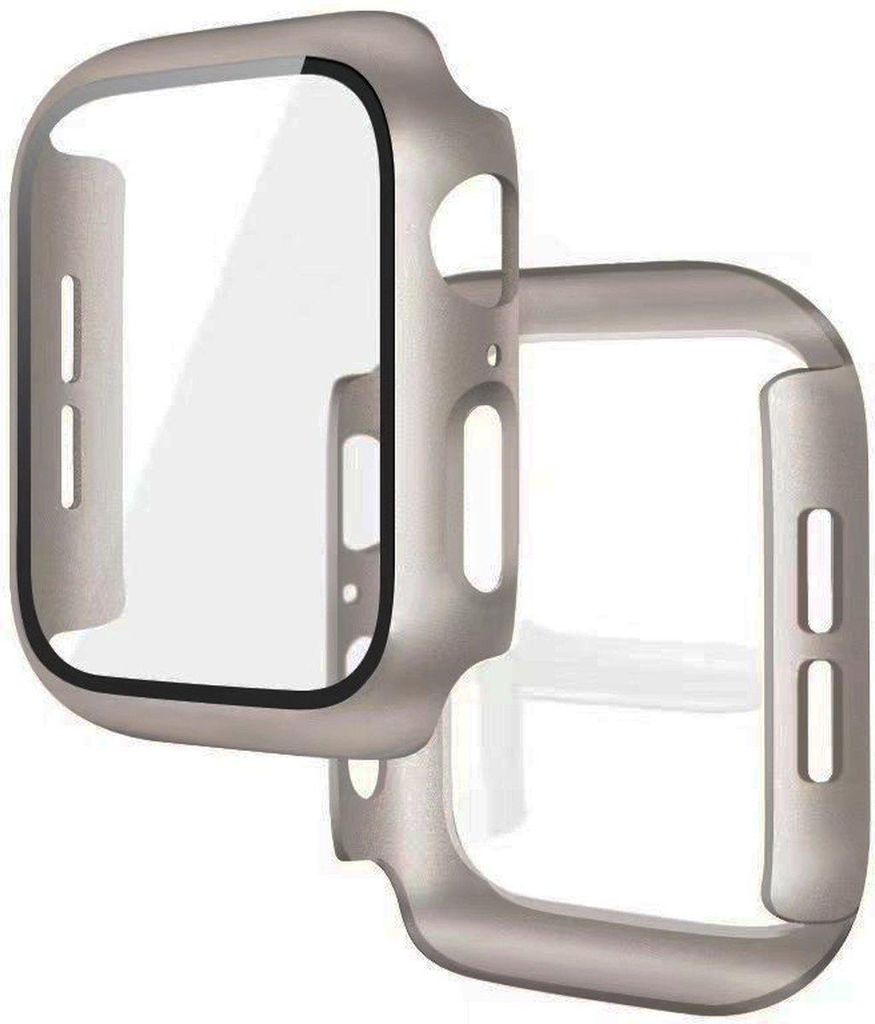 Stravo Case für Apple Watch Series 11/10 42 mm – Hartschale mit Displayabdeckung, passgenaues Design – Titan