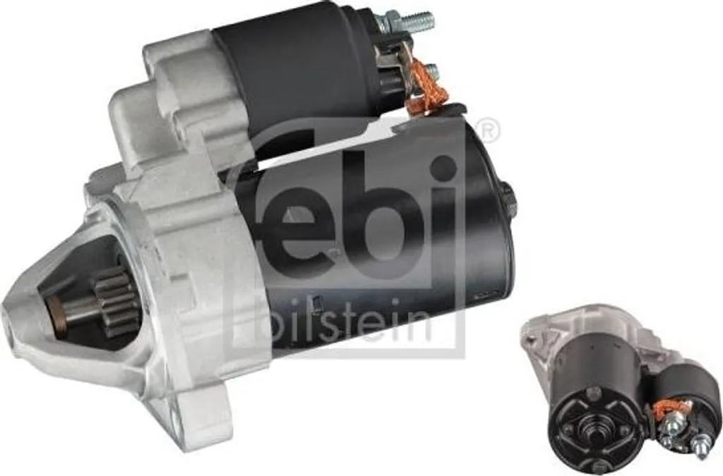 Démarreur moteur 12V FEBI 101587 compatible Ford Fiesta et Seat Altea